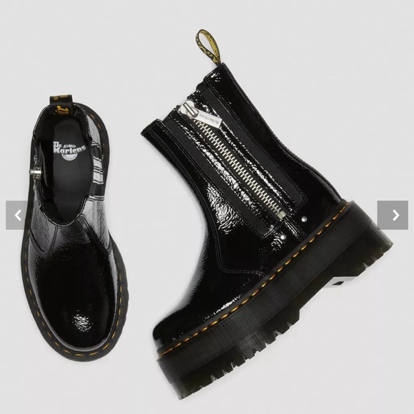 2976 MAX DISTRESSED PATENT PLATFORM BOOTSC - Picture 7 of 8